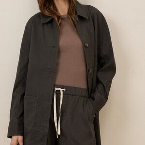 ❤️❤️❤️PACT Organic Women's Oak Daily Twill Oversized Lightweight Jacket S